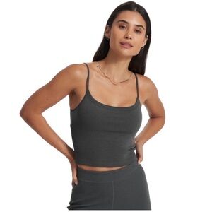 Vuori Bayview Women's Thermal Crop Tank Shale M